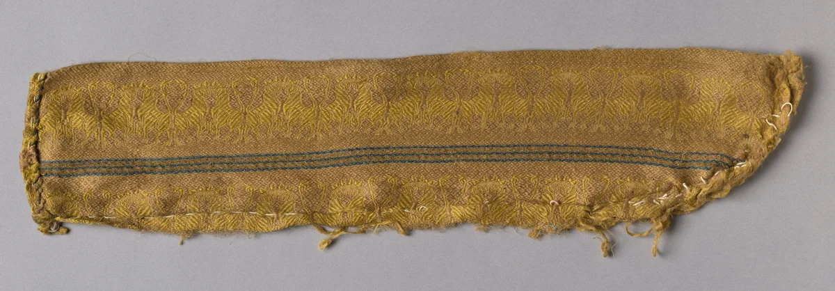 Reliquary bag with lions by Unknown, textile, 1175-1299