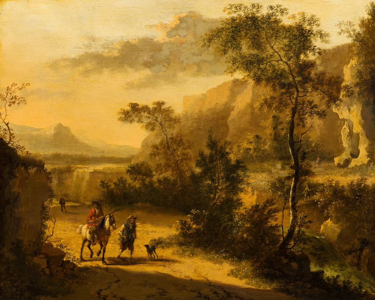 Italian Landscape by Jan Haeckaert, painting