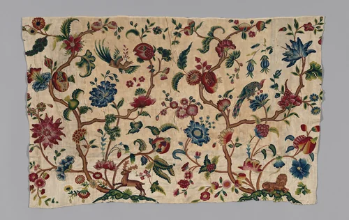 Portion from a Valance by England, textile, 1701-1725