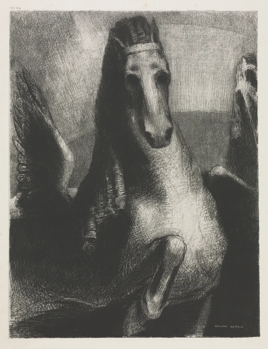 The Wing by Becquet, print, 1893
