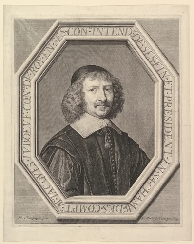 Jacques Tuboeuf, intendant des finances by Jean Morin, print, 1605-1650