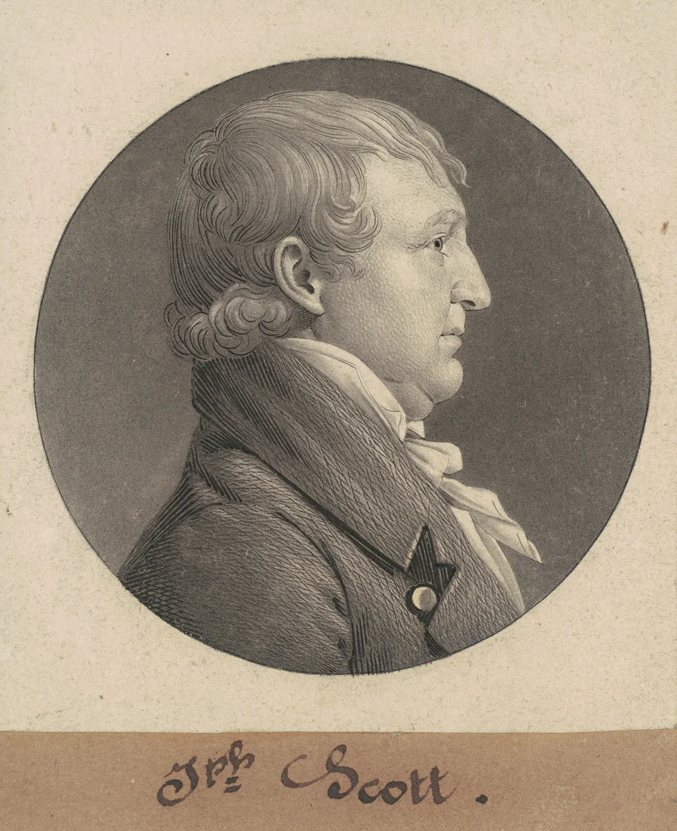 Hubbard Taylor by Charles B. J. Févret de Saint-Mémin, print, 1803-1813