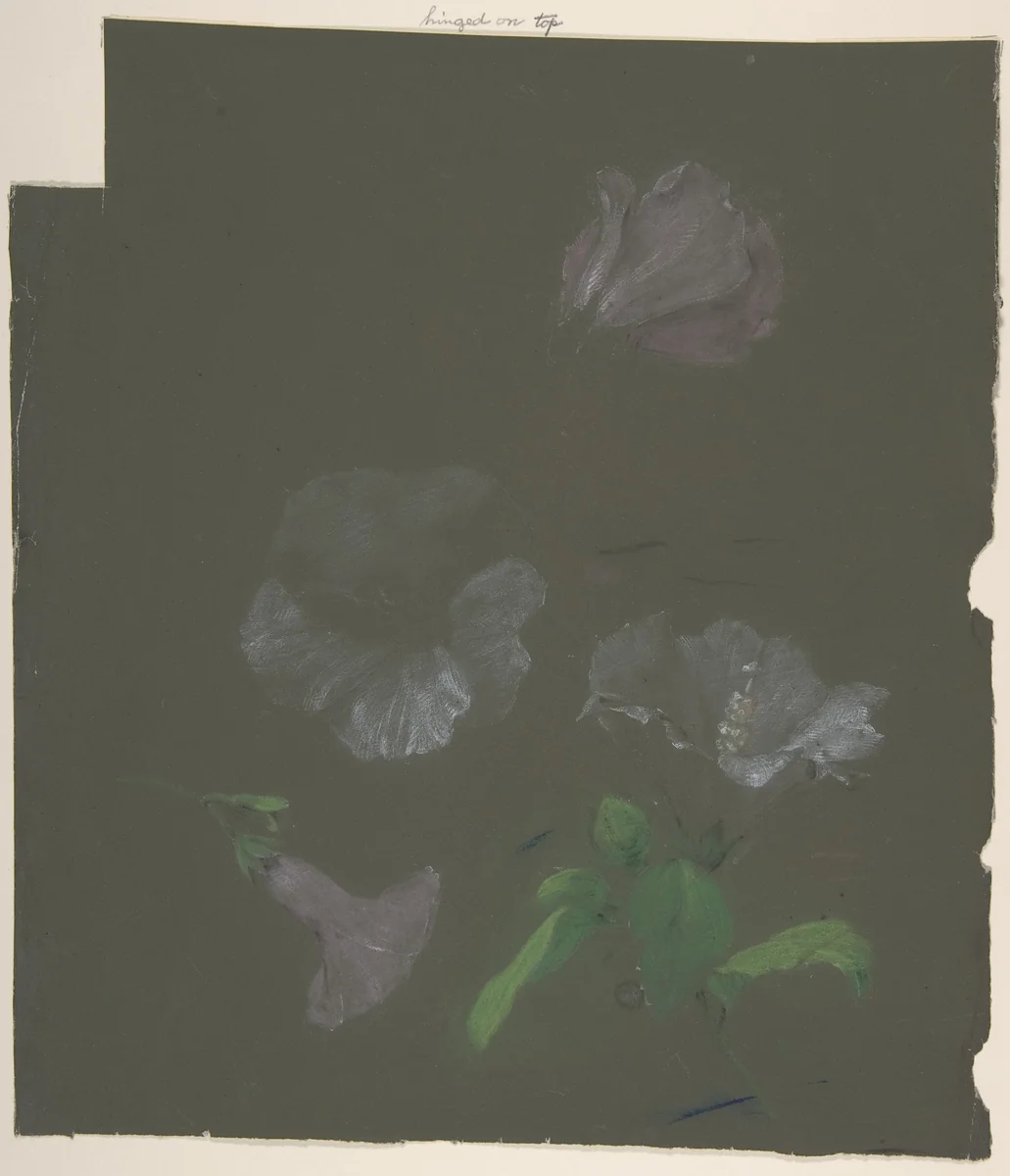 Floral Design by Antoine Berjon, drawing, 1770-1843