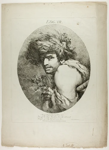 Edgar by John Hamilton Mortimer, print, 1775