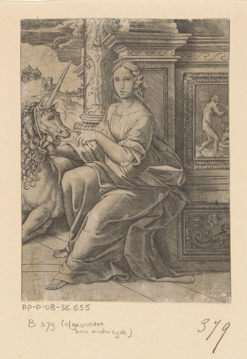 Kuisheid by Unknown, print, 1516