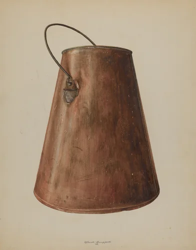 Milk Pail by Albert Geuppert, index of american design, 1938