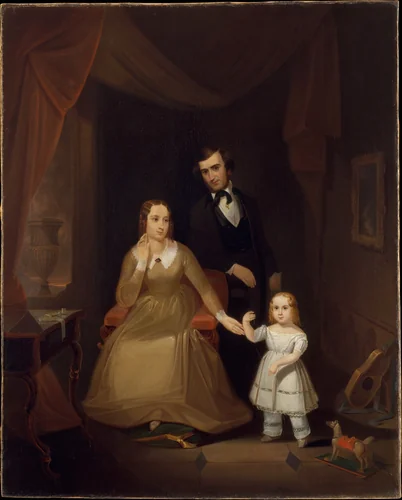 The Williamson Family by John Mix Stanley, artwork, 1838-1842