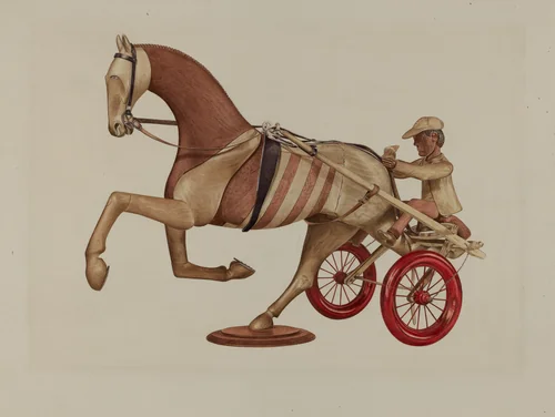 Trotter in Action by Henry Murphy, index of american design, 1935-1942