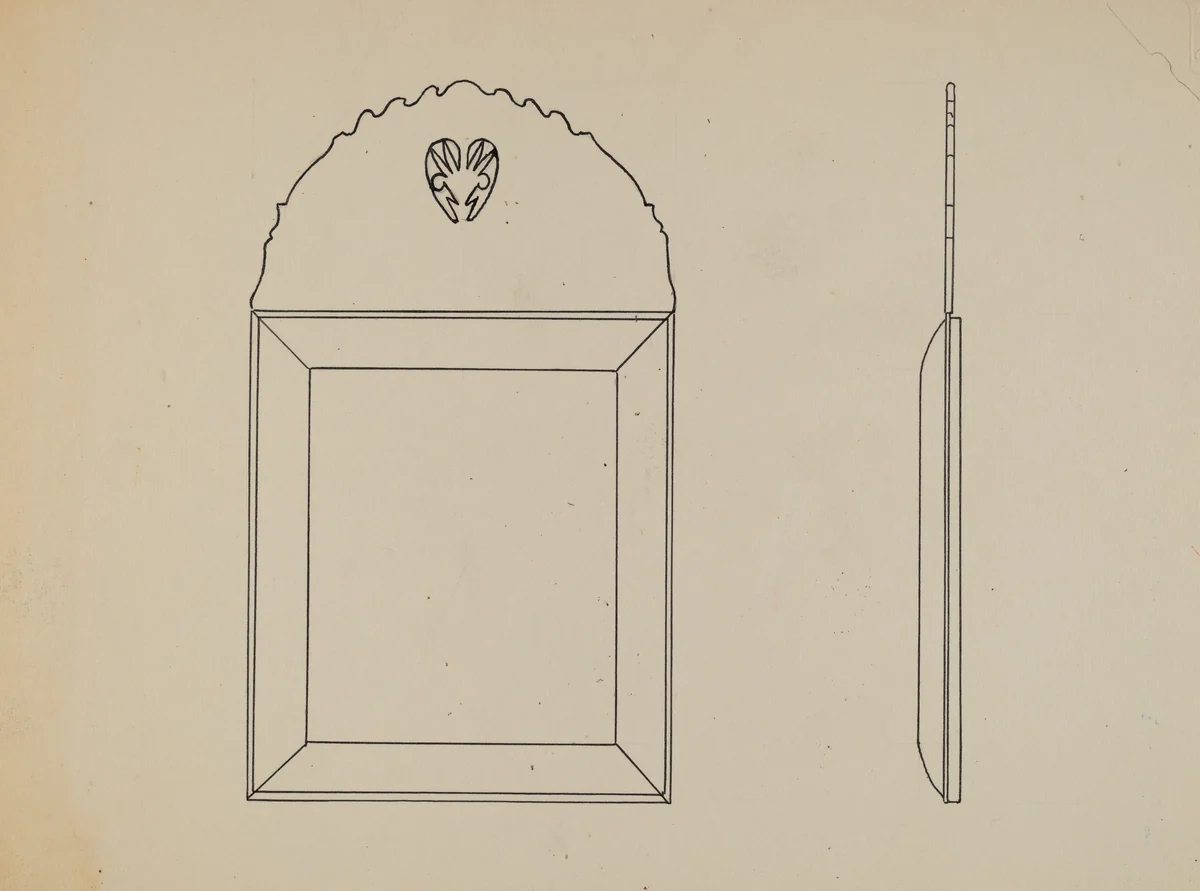 Mirror by Francis Borelli, index of american design, 1936