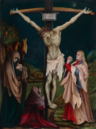 The Small Crucifixion by Matthias Grünewald, painting, 1511-1520