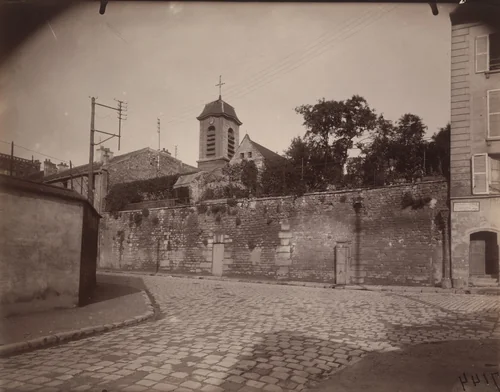 Arcueil (église) by Eugène Atget, photograph, 1925
