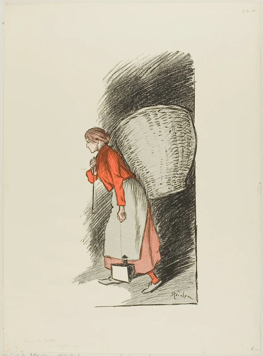 The Rag-picker by Théophile Alexandre Steinlen, print, 1893