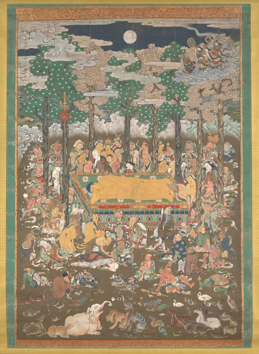 Nehan: Death of the Buddha by Artist Unknown, other, 1600-1700