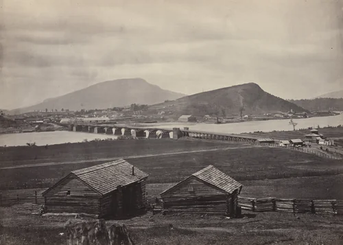 Chattanooga, from the North from the album Photographic Views of Sherman's Campaign by George N. Barnard, photograph, 1864