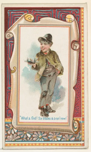 "What a find! Six blandes & bran' new!," from the Terrors of America set (N136) issued by Duke Sons & Co. to promote Honest Long Cut Tobacco by W. Duke, Sons & Co., print, 1888-1889