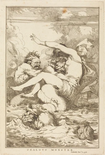 Jealous Monster by John Hamilton Mortimer, print, 1778