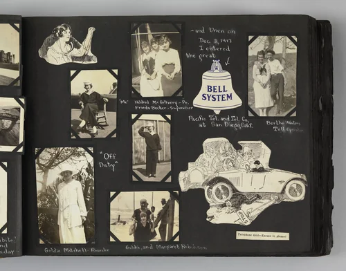 The Story of my Life and Friends as Told by Snapshots from Fourteen On by Blanche Parker, photograph, 1916