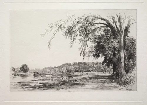 Richmond by Maxime Lalanne, print, 1871