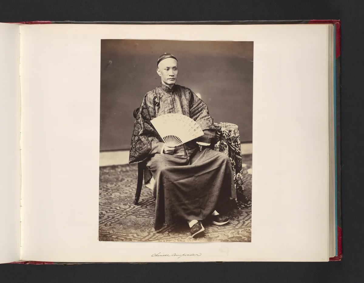 Chinese Comprador by John Thomson, photograph, 1865