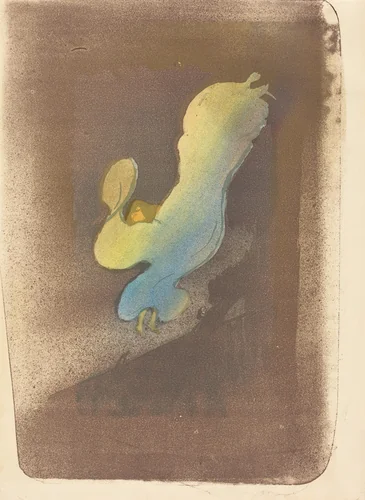 Miss Loïe Fuller by Henri de Toulouse-Lautrec, print, 1893