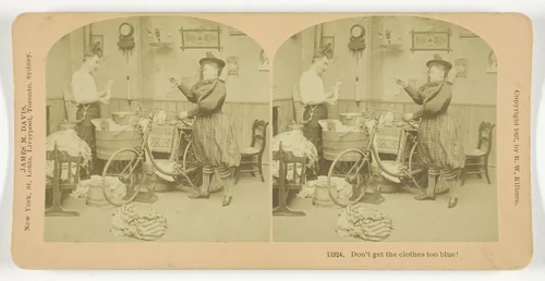 Don't get the clothes too blue! by B. W. Kilburn, photograph, 1897