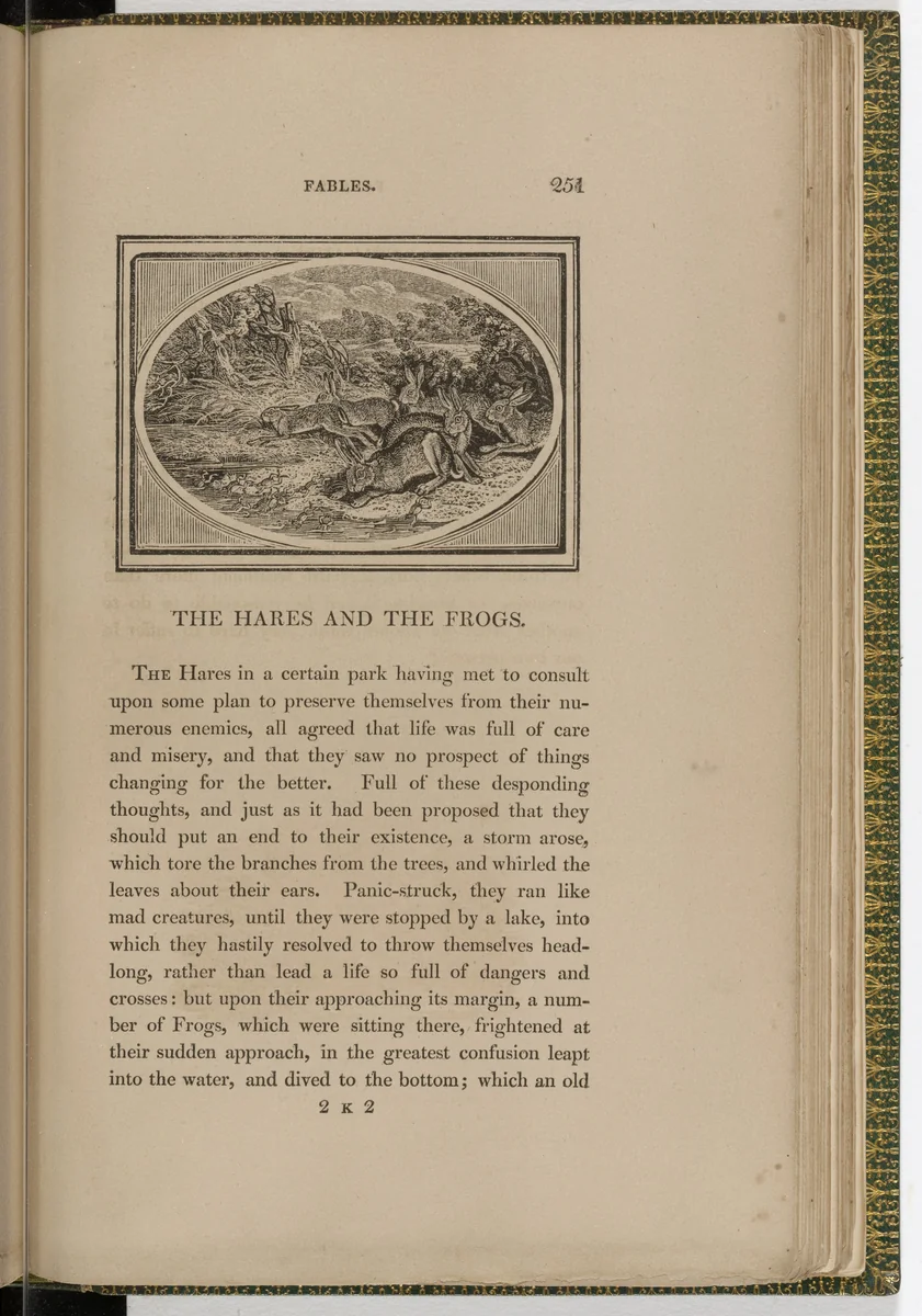 Headpiece (page 251) from The Fables of Aesop by Thomas Bewick, illustrated book, 1818