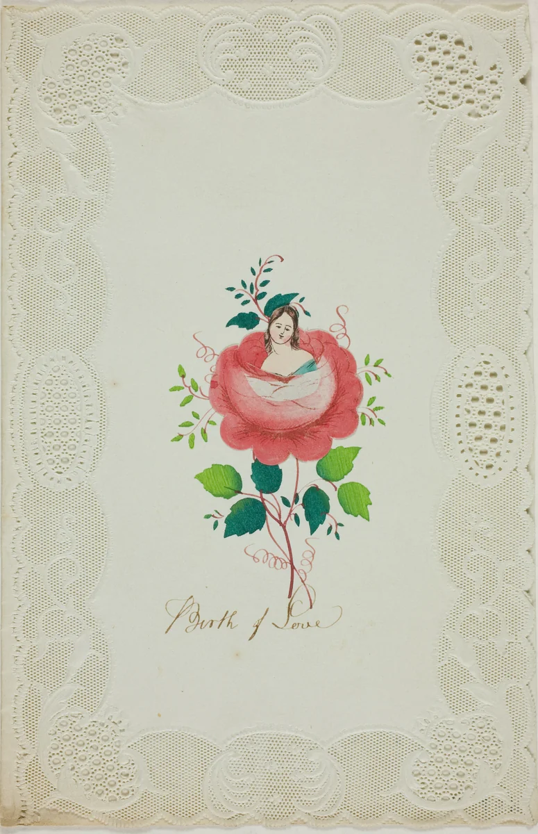 Birth of Love (Valentine) by Unknown Artist, other, 1845-1855