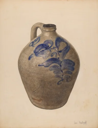 Jug by Anne Nemtzoff, index of american design, 1940