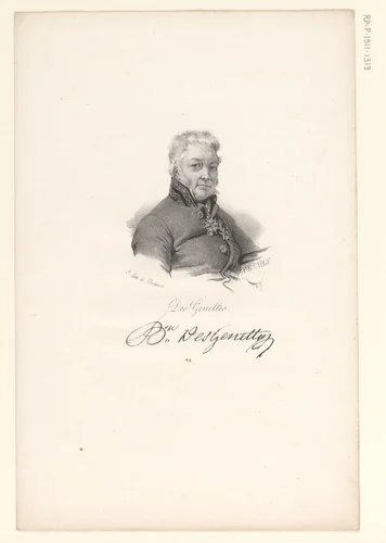 Portret van René-Nicolas Dufriche Desgenettes by anonymous, print, 1818-1842