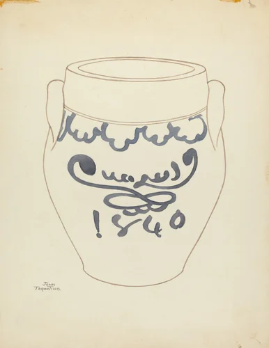 Crock by John Tarantino, index of american design, 1953