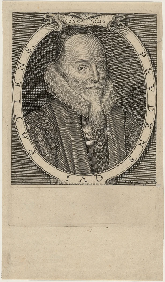 Sir Edward Coke by John Payne, print, 1629