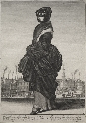 Winter by Wenceslaus Hollar, print, 1643-1644