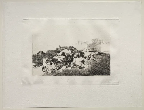 The Horrors of War: Even Worse by Francisco de Goya, print, 1810