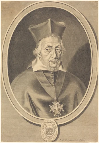 François La Rochefoucauld by Michel Lasne, print, 1590-1667