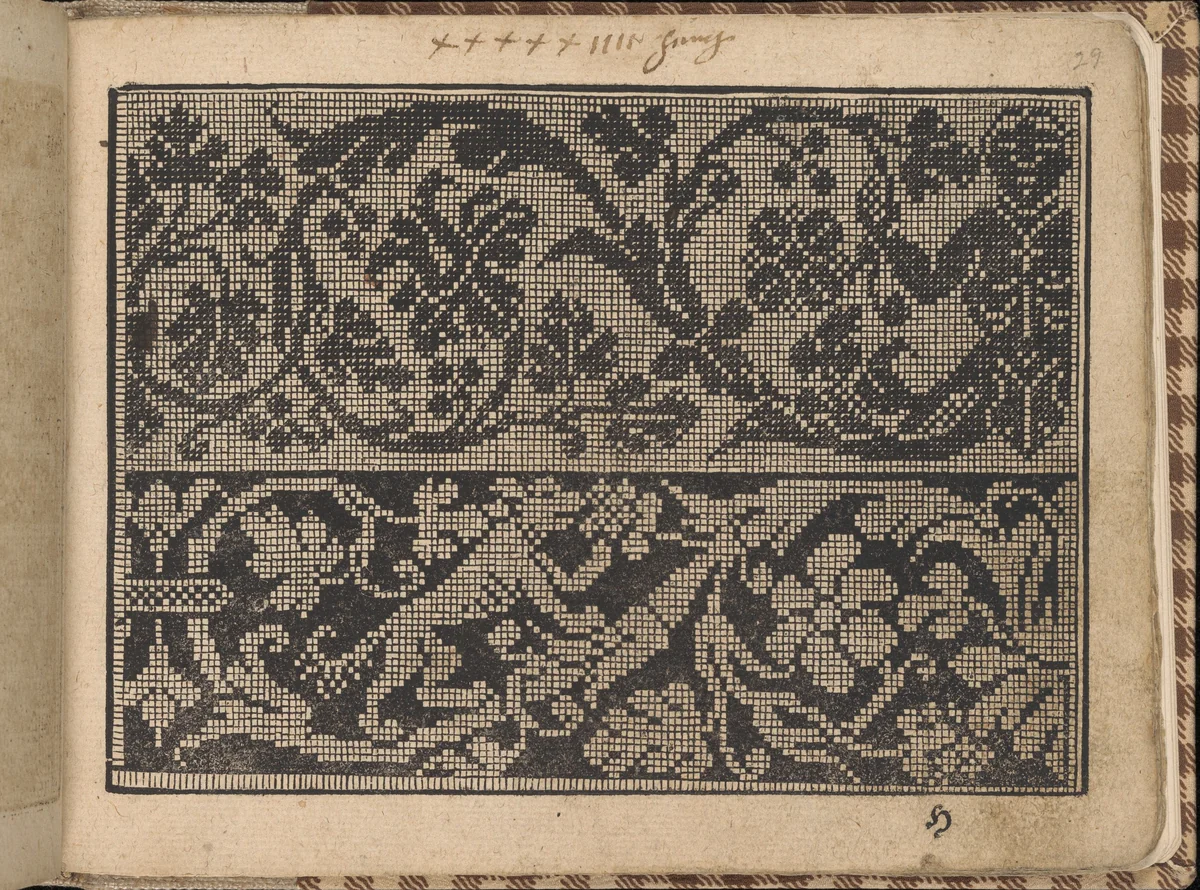 New Künstlichs Modelbuch (Page 29 recto) by Bernhard Jobin, book, 1600