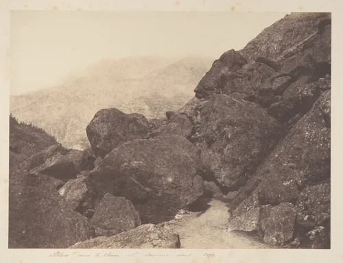 Blocs dans le chaos, St-Sauveur by Joseph Vigier, photograph, 1853