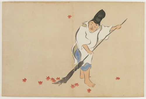 Flowers of a Hundred Worlds (Momoyogusa): Court Guard (Eishi) by Kamisaka Sekka, book, 1909-1910