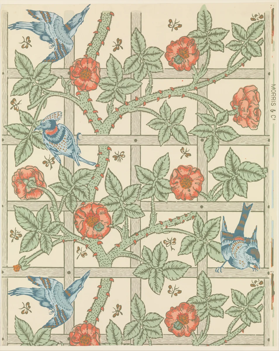Trellis by William Morris, other, 1864