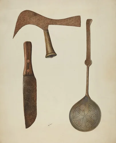 Sugar Industry Implements by Ray Price, index of american design, 1938