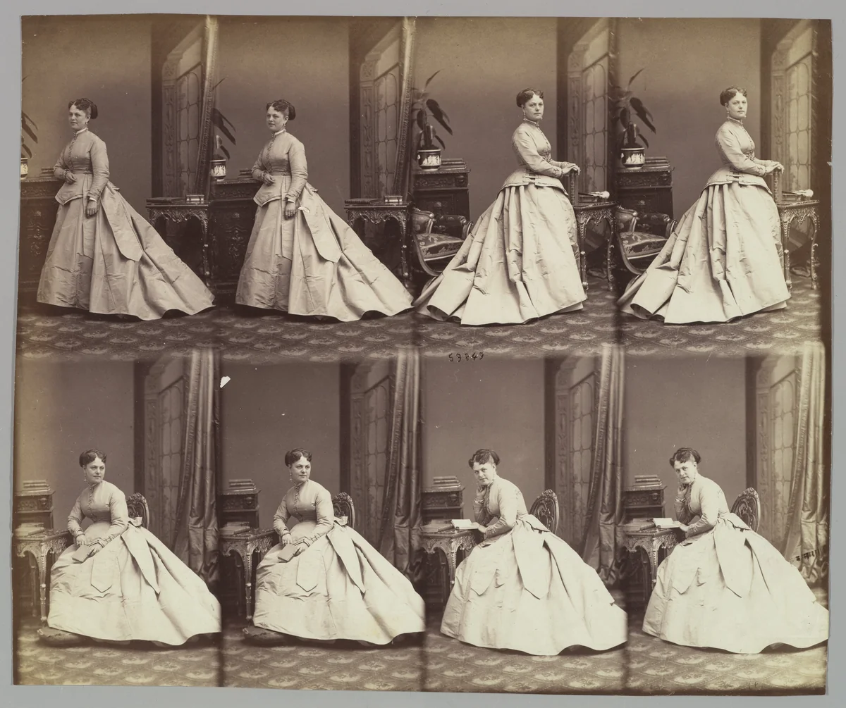 Esther David by André Adolphe-Eugène Disdéri, photograph, 1866