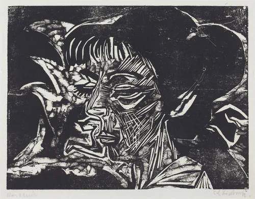 Fanny Wocke by Ernst Ludwig Kirchner, print, 1916