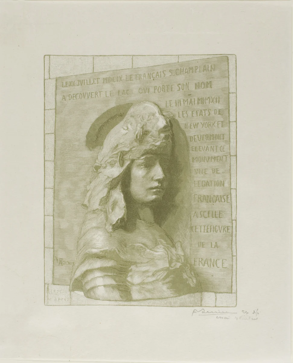 France by Louis Auguste Lepère, print, 1912