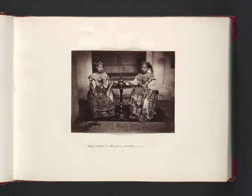 King's Wives in European Costume by John Thomson, photograph, 1865