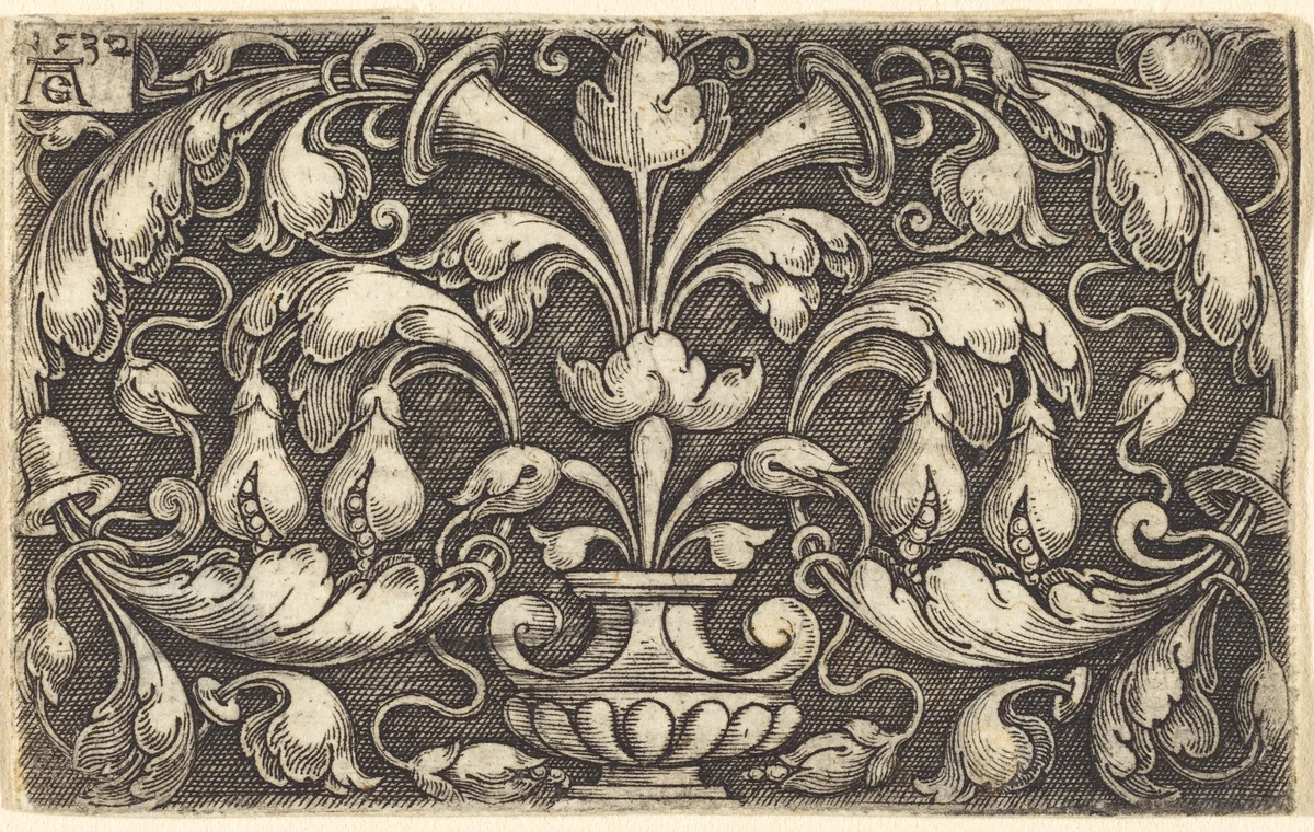 Ornament by Heinrich Aldegrever, print, 1532