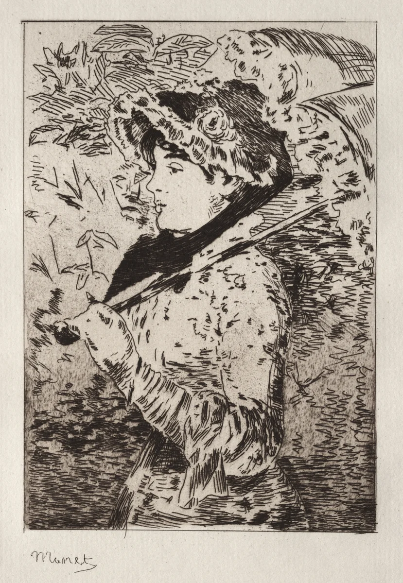 Jeanne: Spring by Edouard Manet, print, 1882