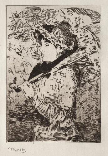 Jeanne: Spring by Edouard Manet, print, 1882