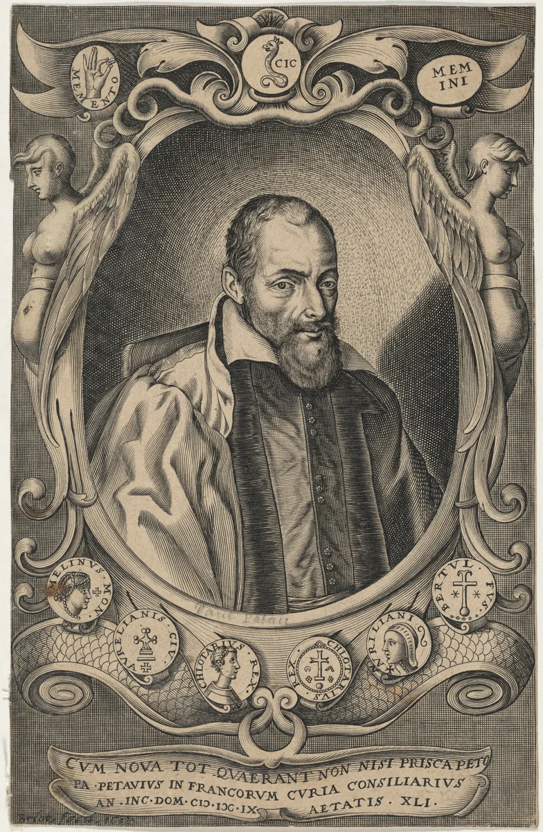 Petavius (?) by Isaac Briot, print, 1618