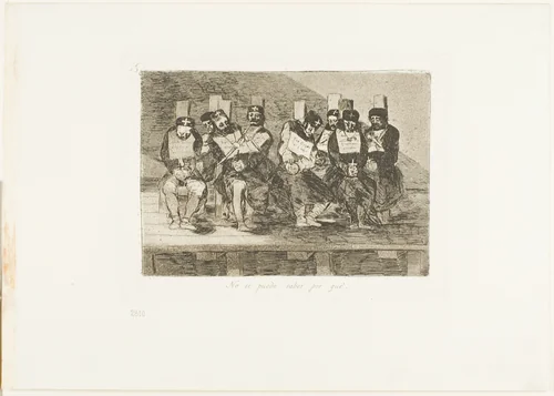 One Can't Tell Why, plate 35 from The Disasters of War by Francisco José de Goya, print, 1812-1815