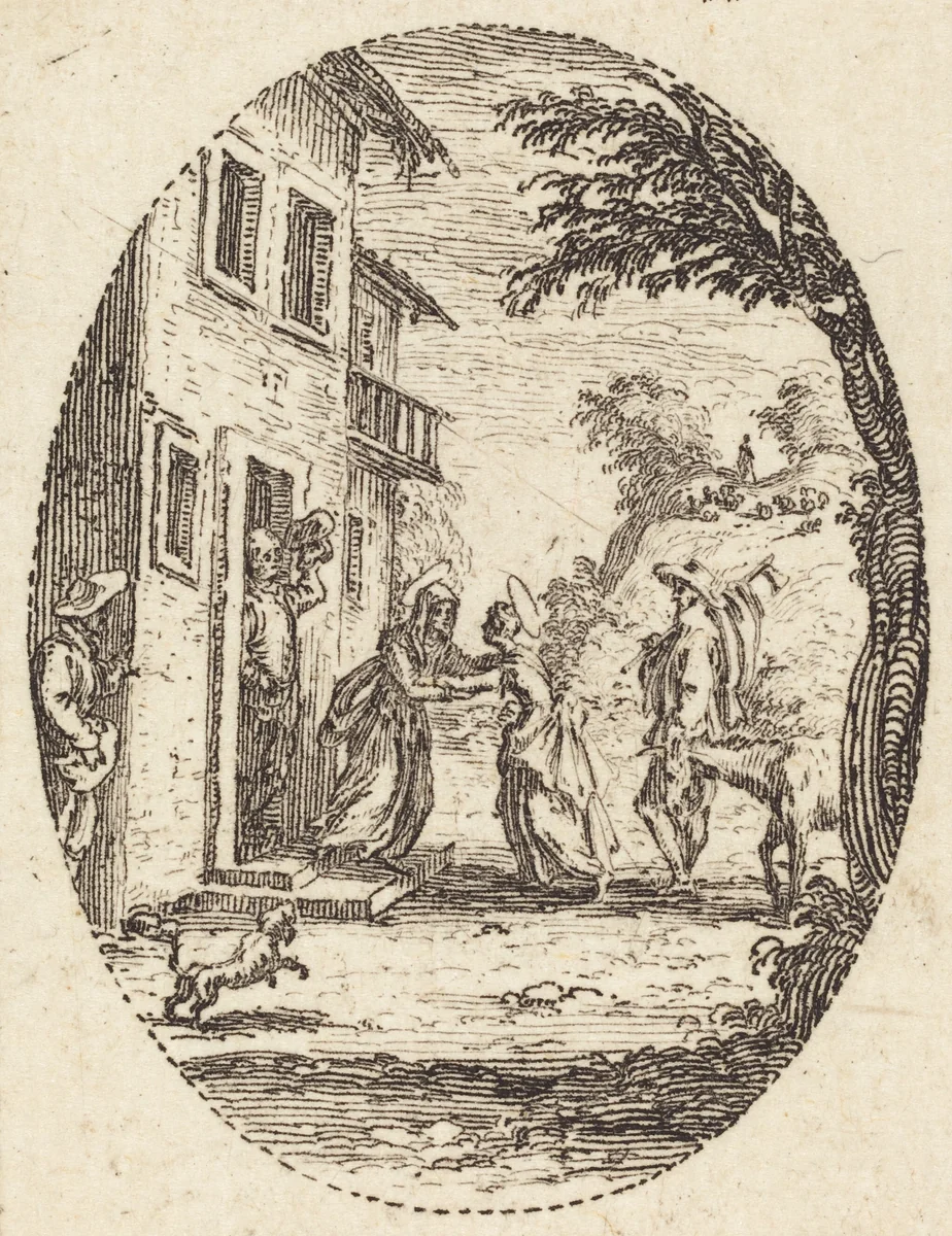 The Visitation by Jacques Callot, print, 1631