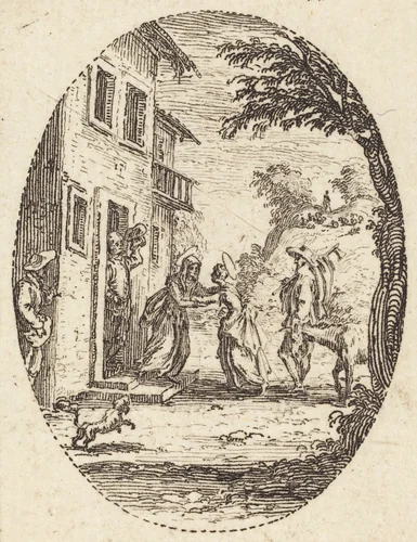 The Visitation by Jacques Callot, print, 1631
